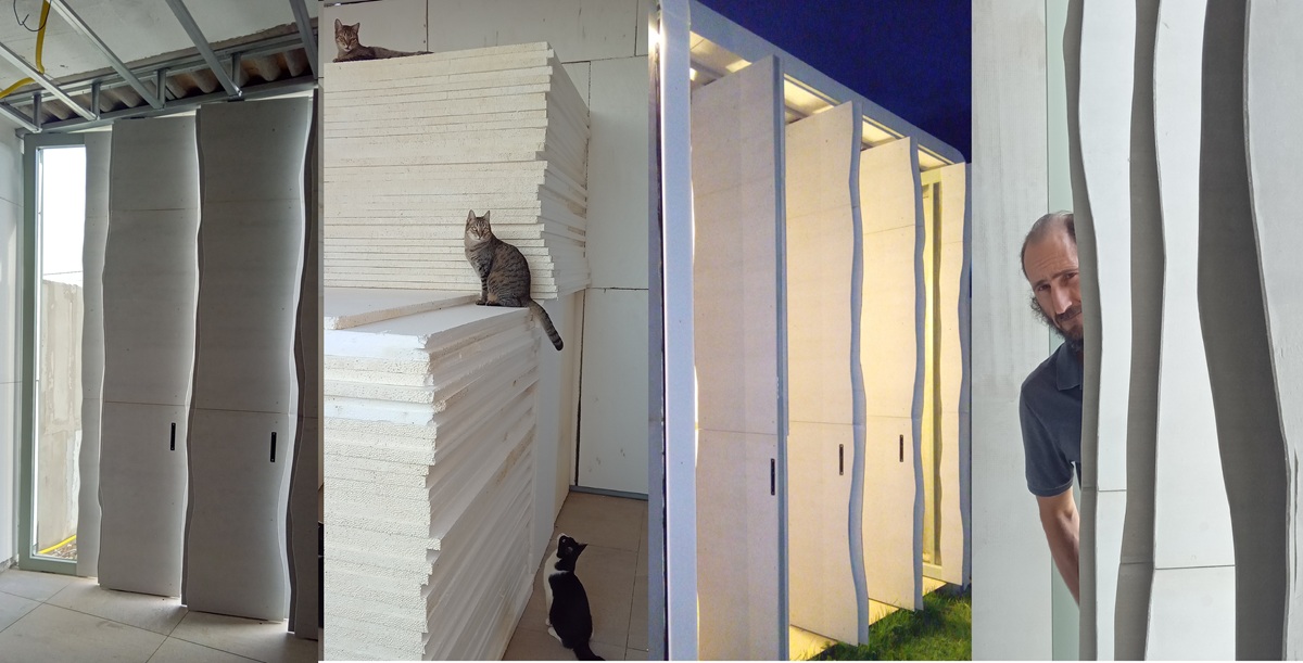 Detalhes com fibrocimento e EPS